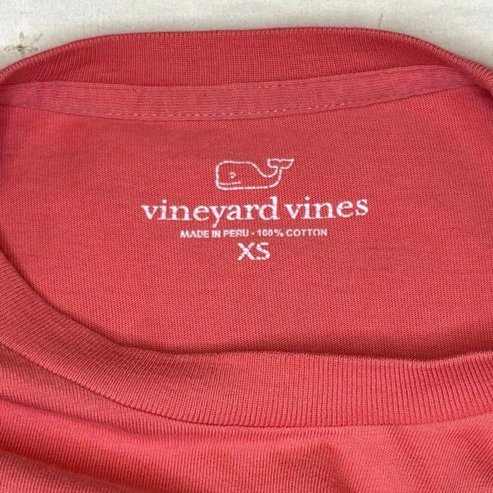 Vineyard Vines Long Sleeve t-Shirt Men's XS Coral - Picture 4 of 10